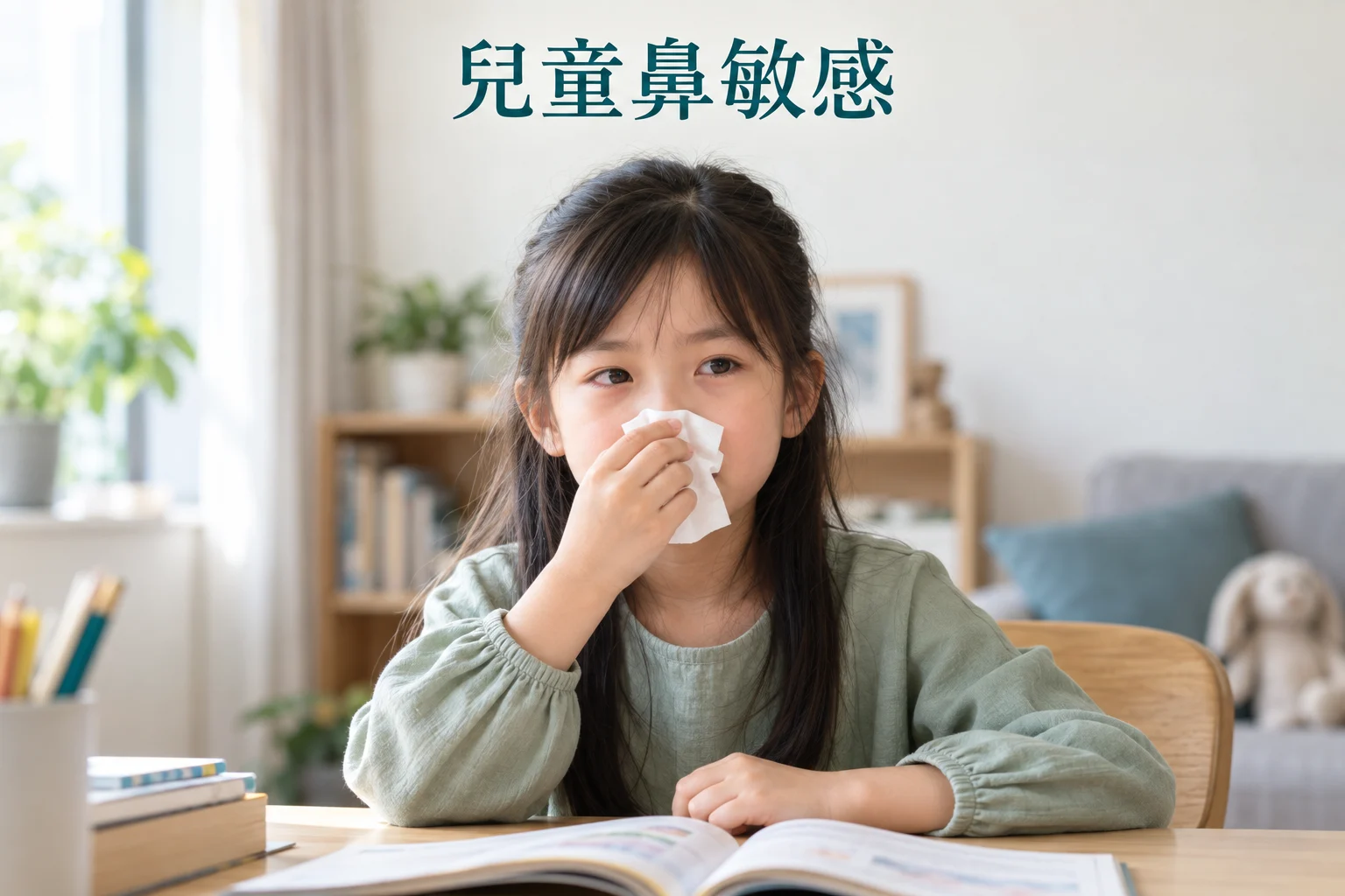 鼻敏感教育示意
