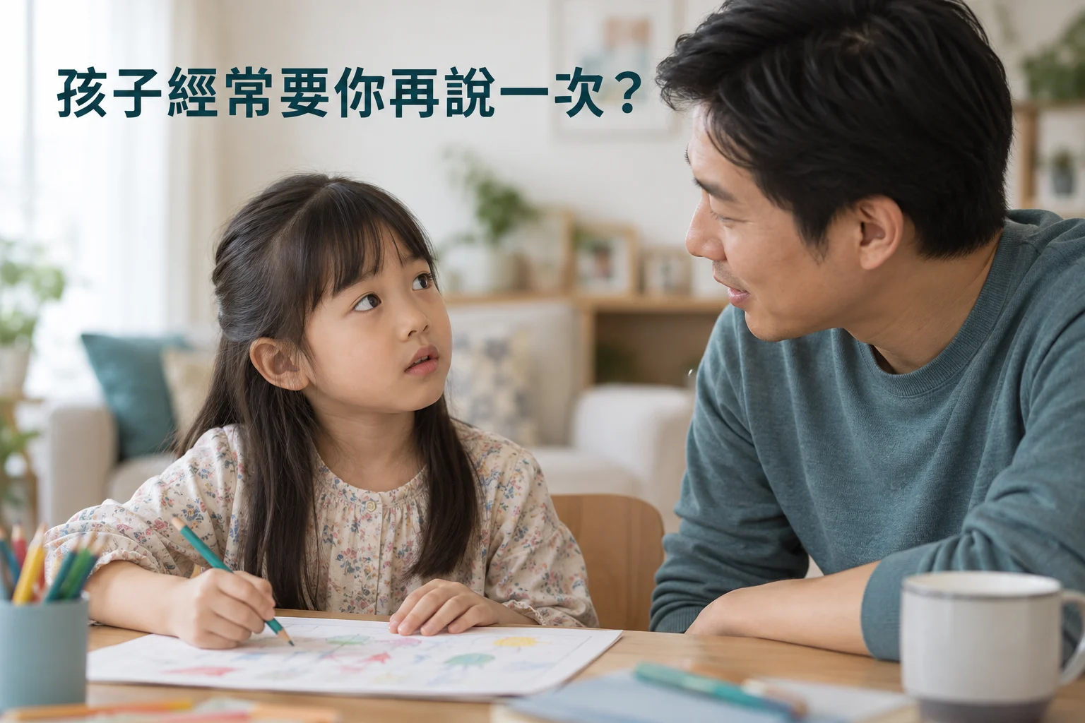 日常聽力線索教育示意